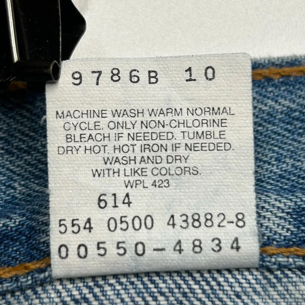 VTG‎ Levi's 550 Jeans Mens 33x30 (Tag 36x30) Loose Relaxed Tapered USA Y2K Denim